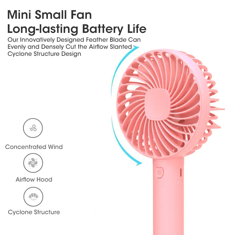 Mini Rechargeable USB Portable Fan